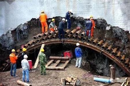 昌平隧道钢花管支护案例